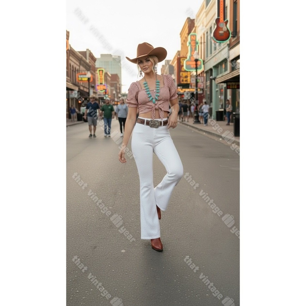 Dolls Kill Sugar Thrillz White Lace Denim Flare Jeans, XL NWT
